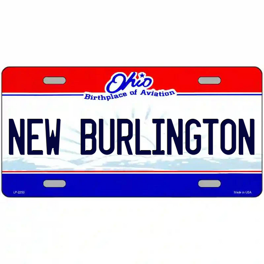New Burlington Ohio Metal Sign