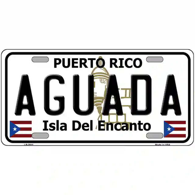 Aguada Puerto Rico Metal Sign