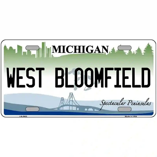 West Bloomfield Michigan Metal Sign