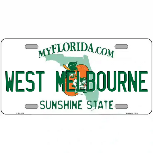 West Melbourne Florida Metal Sign