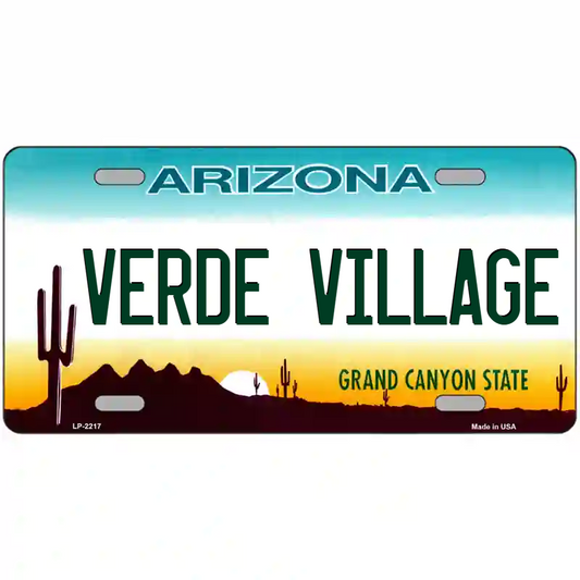 Verde Village Arizona Metal Sign