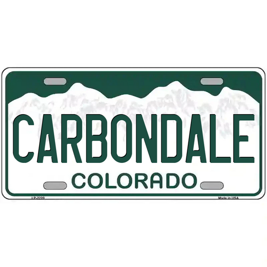 Carbondale Colorado Metal Sign