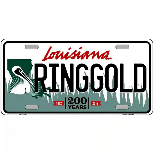Ringgold Louisiana Metal Sign