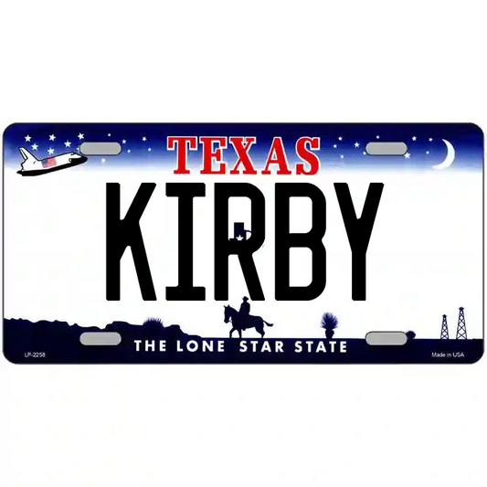 Kirby Texas Metal Sign