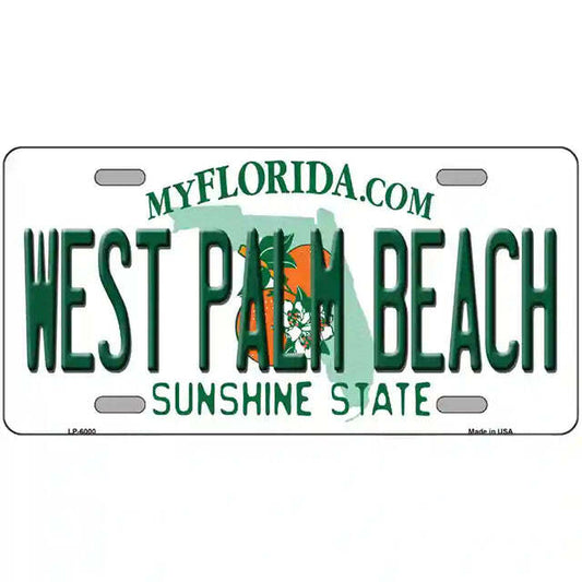 West Palm Beach Florida Metal Sign
