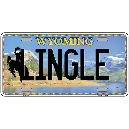 Lingle Wyoming Metal Sign