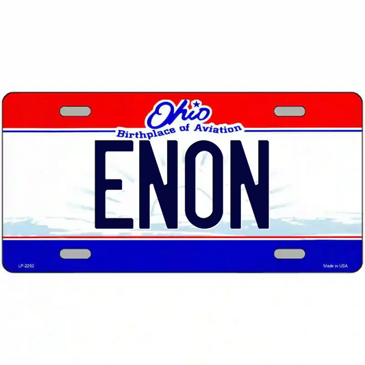 Enon Ohio Metal Sign
