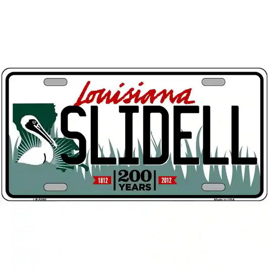 Slidell Louisiana Metal Sign