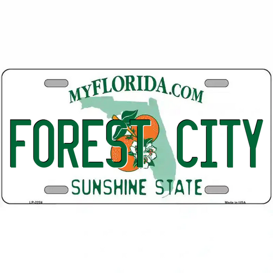 Forest City Florida Metal Sign