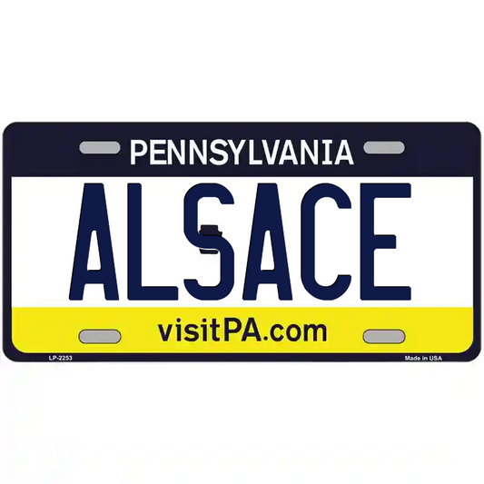 Alsace Pennsylvania Metal Sign