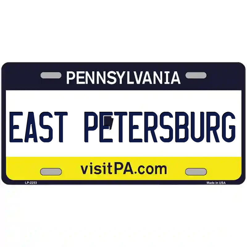 Est Petersburg Pennsylvania Metal Sign