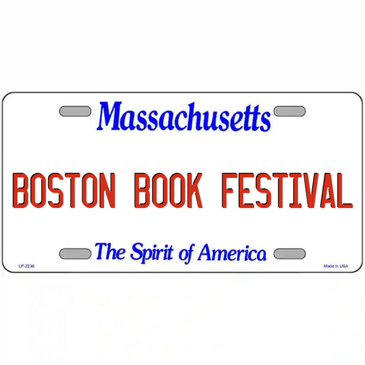 Boston Book Festival Massachusetts Metal Sign