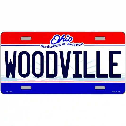 Woodville Ohio Metal Sign