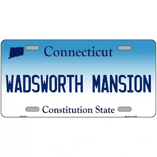 Wadsmouth Mansion Connecticut Metal Sign
