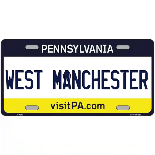 West Manchester Pennsylvania Metal Sign