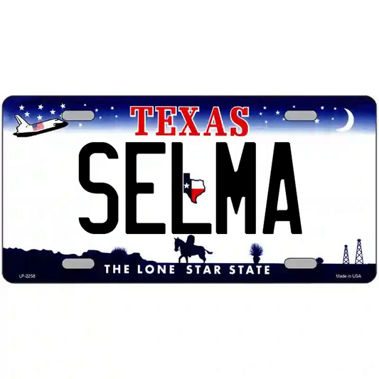 Selma Texas Metal Sign