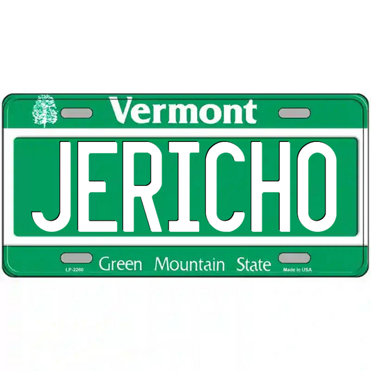 Jericho Vermont Metal Sign