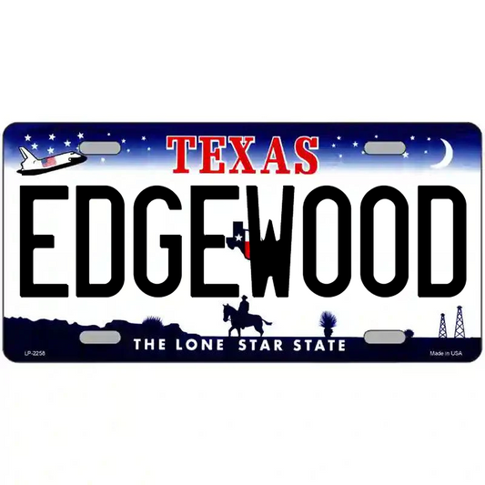 Edgewood Texas Metal Sign