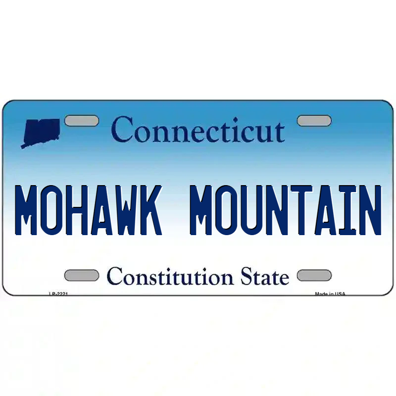 Mohawk Mountain Connecticut Metal Sign