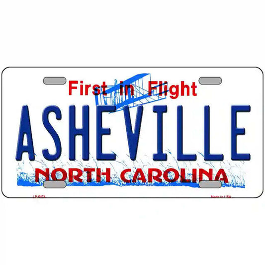 Asheville North Carolina Metal Sign