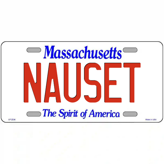 Nauset Massachusetts Metal Sign