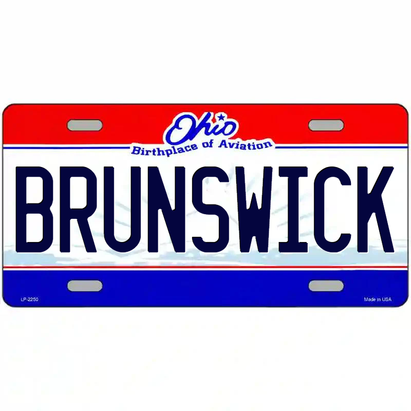 Brunswick Ohio Metal Sign