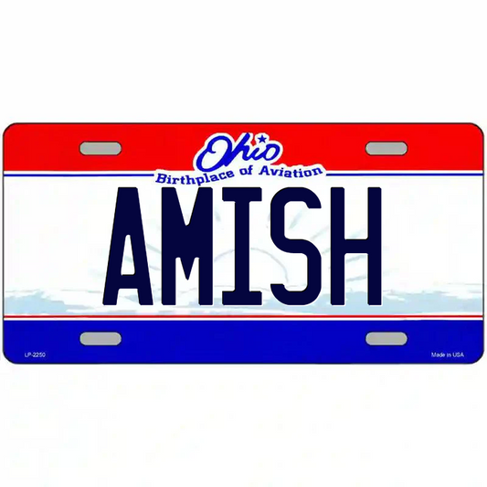 Amish Ohio Metal Sign