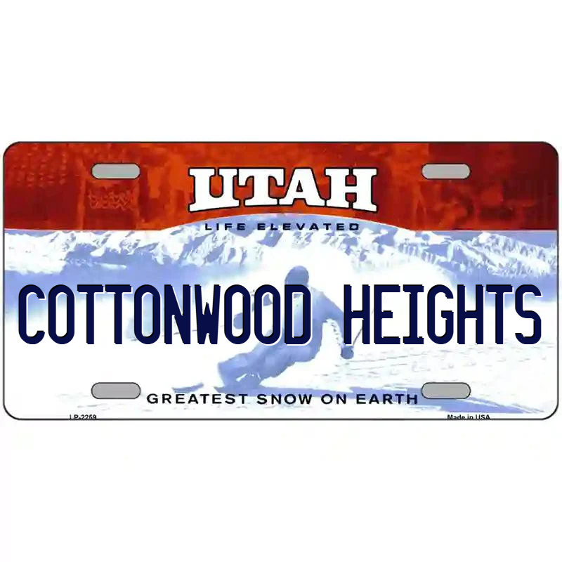 Cottonwood Heights Utah Metal Sign