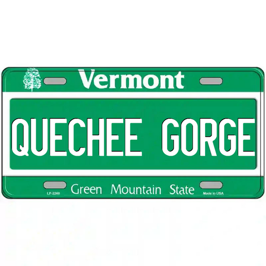 Quechee Gorge Vermont Metal Sign