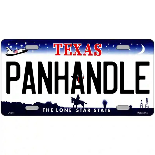 Panhandle Texas Metal Sign