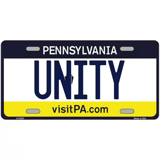 Unity Pennsylvania Metal Sign