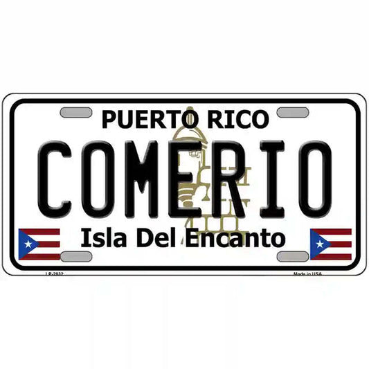 Comerio Puerto Rico Metal Sign