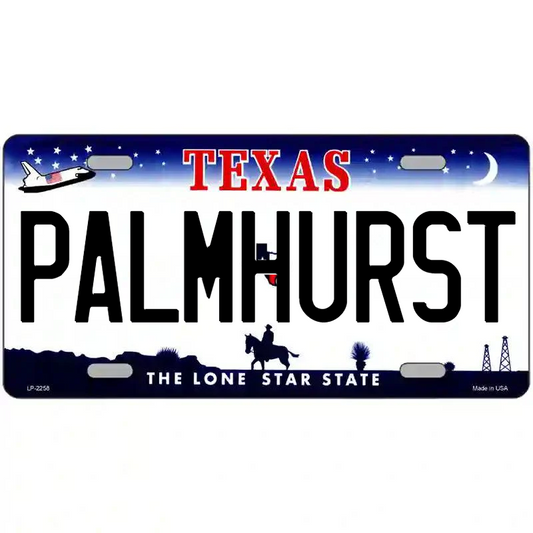 Palmhurst Texas Metal Sign