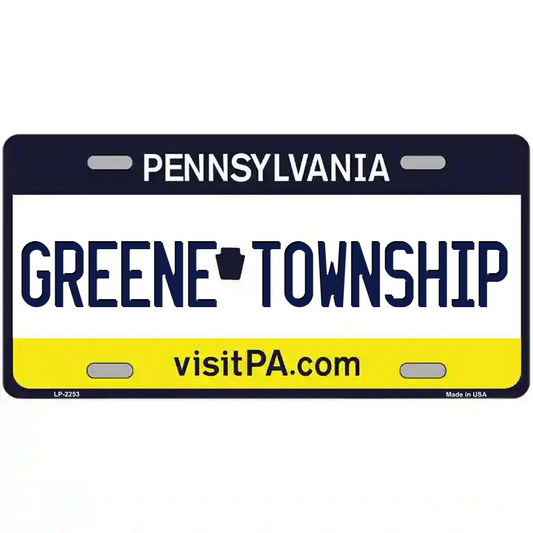 Greene Township Pennsylvania Metal Sign