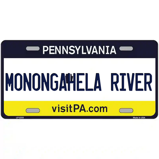 Monongahela River Pennsylvania Metal Sign