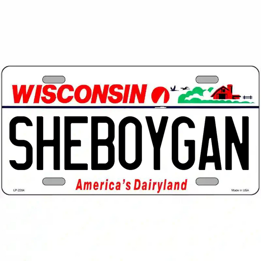 Sheboygan Wisconsin Metal Sign