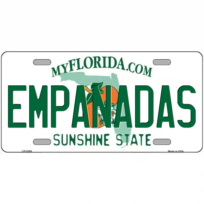 Empanadas Florida Metal Sign