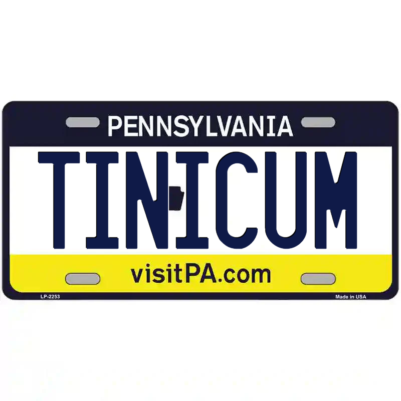Tinicum Pennsylvania Metal Sign