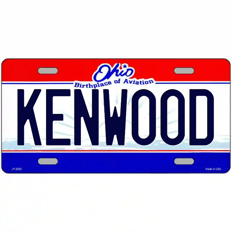 Kenwood Ohio Metal Sign