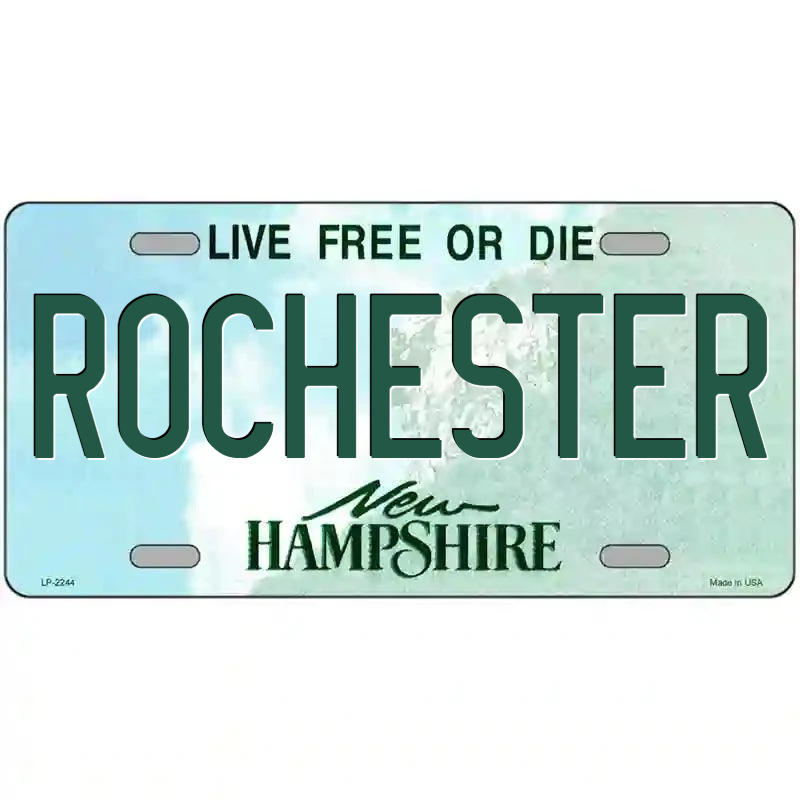 Rochester New Hampshire Metal Sign