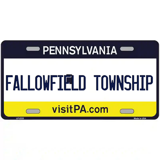 Fallowfield Township Pennsylvania Metal Sign