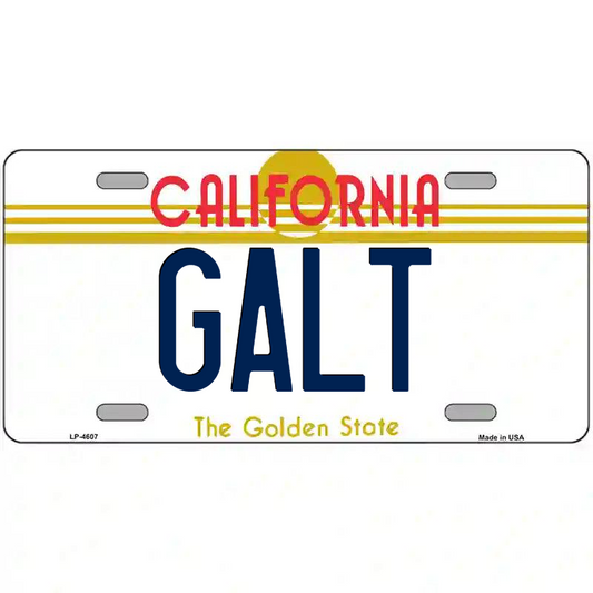Galt California Metal Sign
