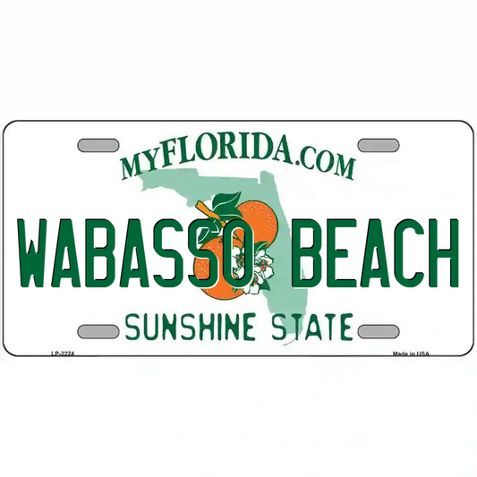 Wabasso Beach Florida Metal Sign