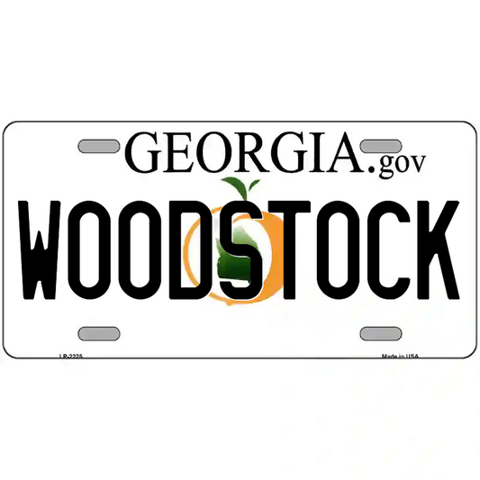 Woodstock Georgia Metal Sign
