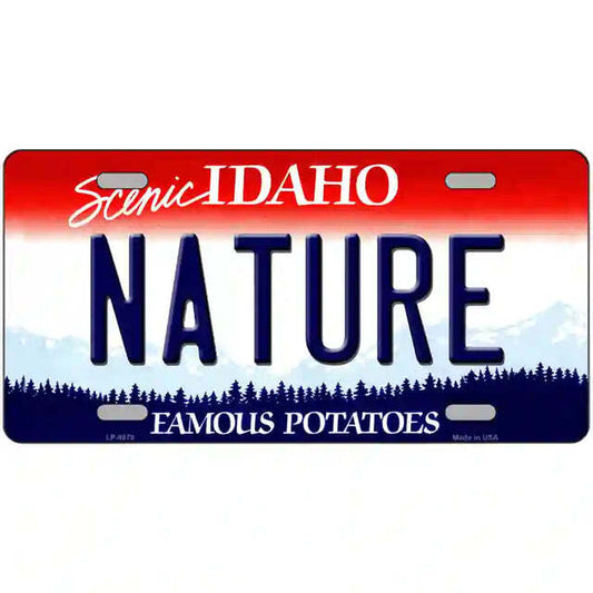 Nature Idaho Metal Sign