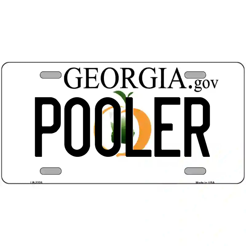 Pooler Georgia Metal Sign