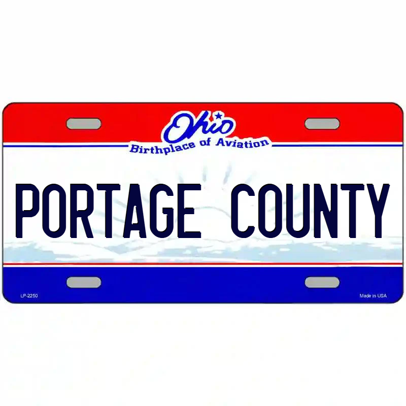 Portage County Ohio Metal Sign