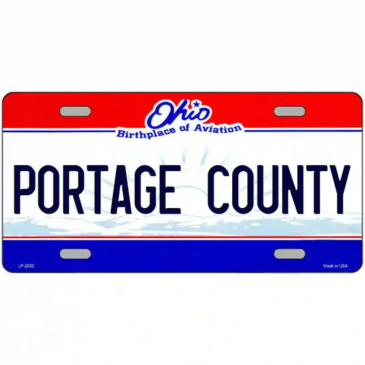 Portage County Ohio Metal Sign