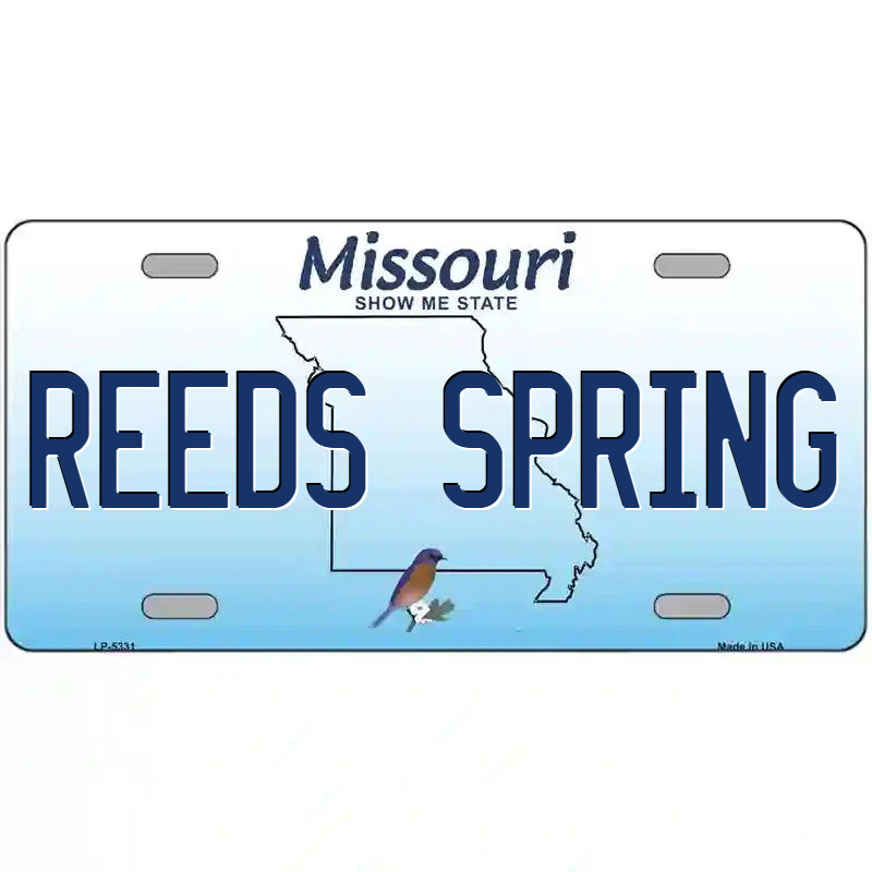 Reeds Spring Missouri Metal Sign