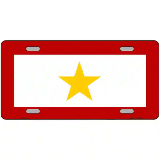 Gold Star Mother One Star Flag Metal Sign